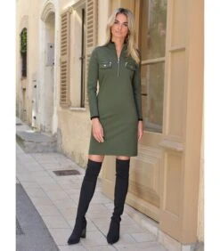 Leger Chic Milano Jurk KATZ 7 Leger Chic Milano Jurk KATZ -VivaMode Winkel cebda4036ed64487bfbee104b261186c