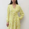 Marc O'Polo Mini-jurk Met V-hals En Print All-over -VivaMode Winkel cf4aa0748b3a4cd29f6aee3b999827d5