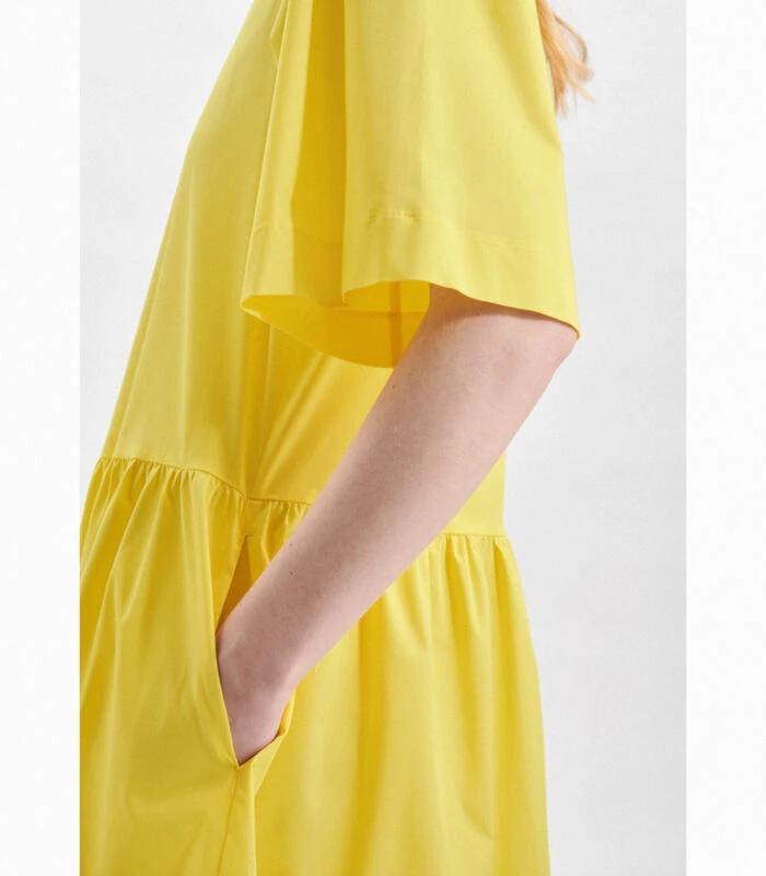 Seidensticker Jurk Uni Korte Mouwen Ronde Hals 6 Seidensticker Jurk Uni Korte Mouwen Ronde Hals - Afbeelding 4