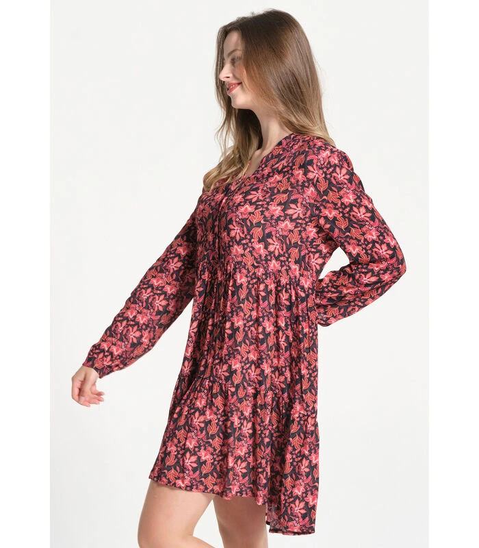 Lange Mouw Uitlopende Jurk 5 Lange Mouw Uitlopende Jurk - Afbeelding 3