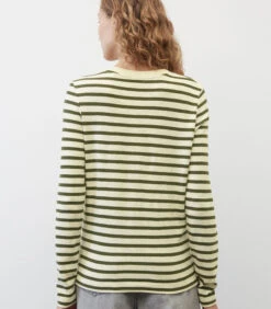 Marc O'Polo Gestreepte Longsleeve Van Slub Jersey Met Gemiddeld Gewicht Regular -VivaMode Winkel e15025242e4b443196624af75a0cb674