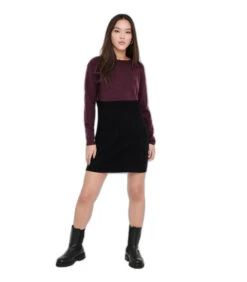 ONLY Gebreide Damesjurk Met Lange Mouwen Onllillo -VivaMode Winkel e27e74302d454ce391cc56ce9ef8071d
