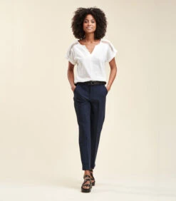 Sigarettenbroek Van Gerecycled Polyester