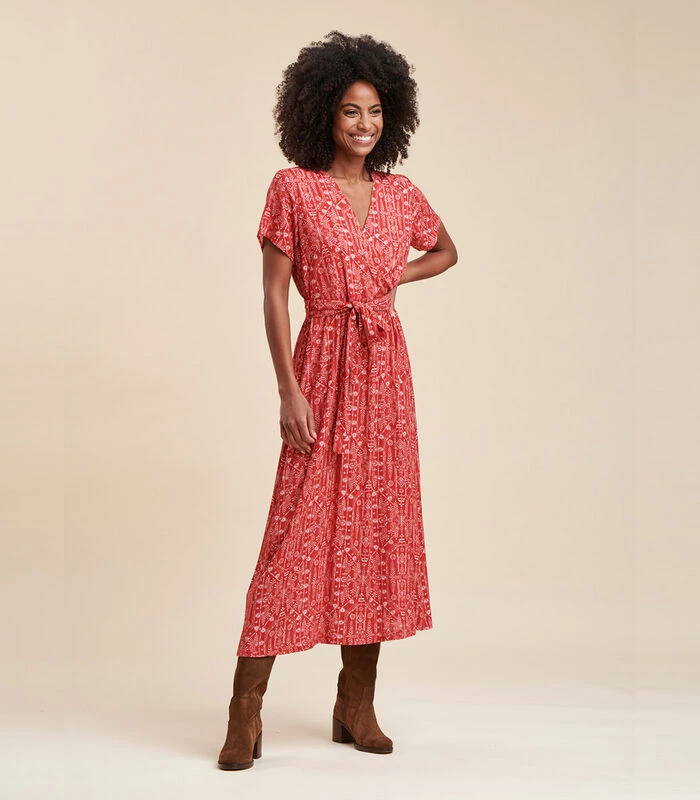 Bedrukte Maxi-jurk 4 Bedrukte Maxi-jurk - Afbeelding 2