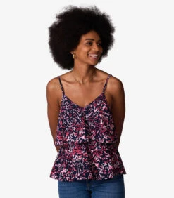 OXBOW Bedrukte Top Met Spaghettibandjes O1CAMELIA