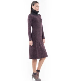 Wollen Blend Polo Hals Jurk -VivaMode Winkel e9240c0f6d8f4e8c8ff57b0f22f2dc17