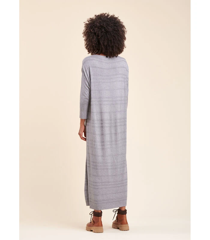 Jurk Van Dun En Soepelvallende Tricot 5 Jurk Van Dun En Soepelvallende Tricot - Afbeelding 3