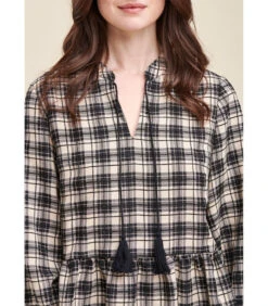 Geruite Top -VivaMode Winkel ebac93771c584746a3438f392a48fc5d