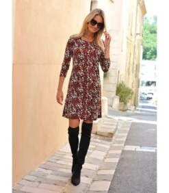 Uitlopende Jurk Met Luipaardprint ROSI -VivaMode Winkel ebe55bac0b7548d99ab44583bf12a41e