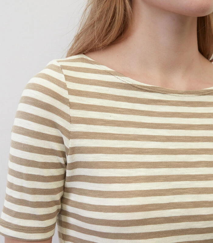 Marc O'Polo Gestreept T-shirt Slim 6 Marc O'Polo Gestreept T-shirt Slim - Afbeelding 5