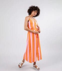 Brava Fabrics Jurk - Oranje -VivaMode Winkel f033cfe49f3c449cbed9f621c4e82be0