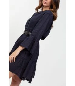 ELSA - Linnen Jurk -VivaMode Winkel f3529550a2a847aa9a76a30980b67eac