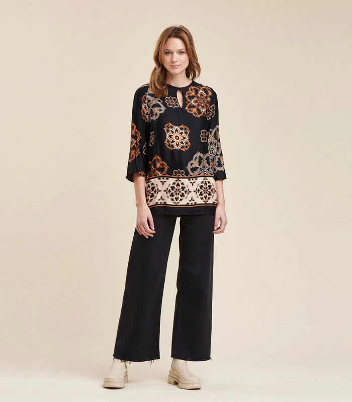 Tuniek Met Technische Print 4 Tuniek Met Technische Print - Afbeelding 2