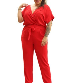 Elegante Jumpsuit Met Envelop FARIDA Halslijn