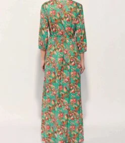 Ecovero Bedrukte Lange Jurk QUIMPUR -VivaMode Winkel fa865297b8da4c9588e0b20d3f68a97d