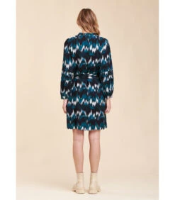 Kort Gedrukte Rechte Gesneden Jurk 9 Kort Gedrukte Rechte Gesneden Jurk -VivaMode Winkel fabacbb7b9194770a086716995c0c0a3