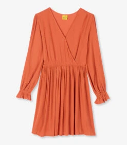 OXBOW Korte Overslagjurk Met Lange Mouwen O1DEOLINDA -VivaMode Winkel fd88da11c27c457a8268d33964625a39