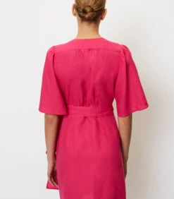 Marc O'Polo Korte Linnen Wikkeljurk 9 Marc O'Polo Korte Linnen Wikkeljurk -VivaMode Winkel fe393b4277be48c9ac5772bd81383a4b