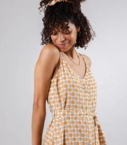 Brava Fabrics Jurk - Bruin -VivaMode Winkel fe918f40eed6467baf912efc3ff40ae4